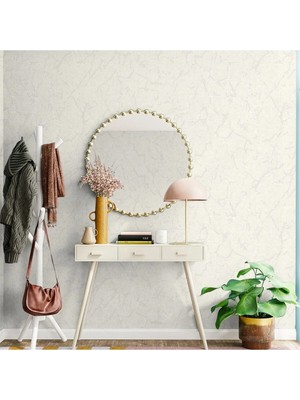 Adawall Düz Desen Duvar Kağıdı | Rococo 1406-1/15, Açık Krem, 1.06X15.6M - 16.5m²