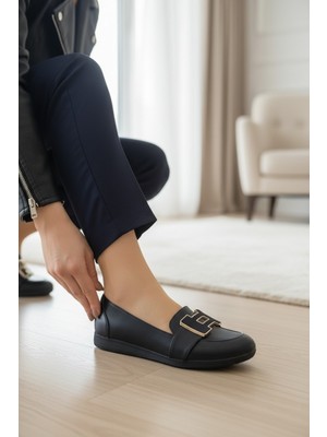 Enoch Tam Ortopedik Kare Tokalı Siyah Anne Babeti