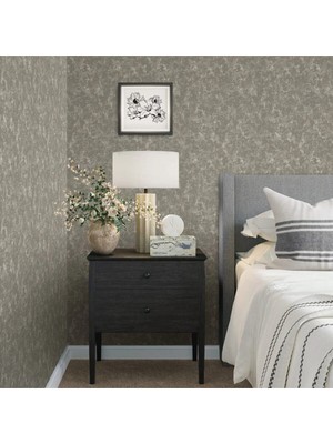 Adawall Heritage Silk Design Wallpaper - Klasik Düz Desen | Rococo 1304-5/15, Vizon 1.06X15.6M - 16.5m²