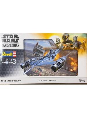 Revell 06787 Star Wars Mandalorıan N-1 Starfıghter Level-3 Plastik Model