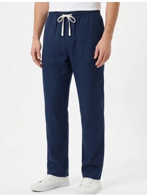 Ham Keten Erkek Baggy Pantolon