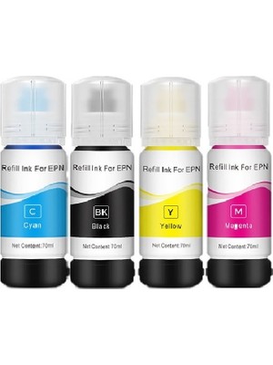 Cosmicplus Epson Ecotank L3210 Için Epson 103 Mürekkep 4 Renk Epson Mürekkep Takım