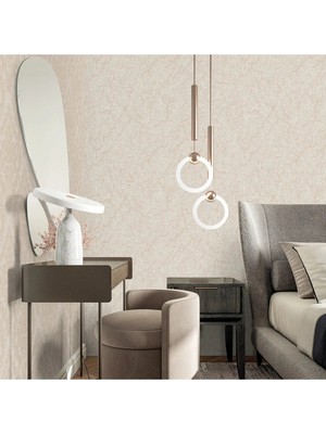 Adawall Düz Desen Duvar Kağıdı | Rococo 1406-3/15, Bej, 1.06X15.6M - 16.5m²