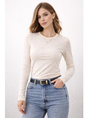 Taşlı Parmak Geçirmeli Bady