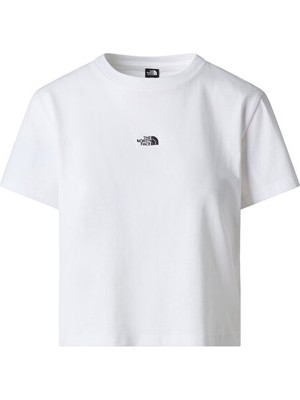 The North Face W Essential Regularkadın Günlük Tişört NF0A8GR1FN41 Beyaz