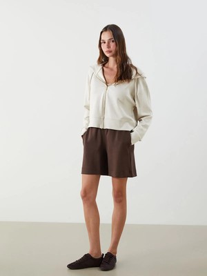 Lc Waikiki Yeni Sezon Beli Lastikli Kadın Şort