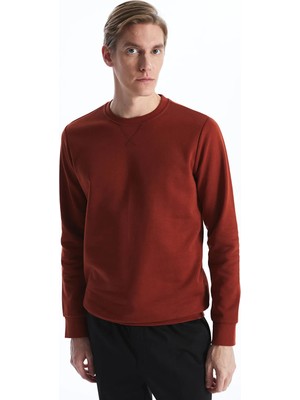 Lc Waikiki Yeni Sezon Bisiklet Yaka Uzun Kollu Erkek Kalın Sweatshirt