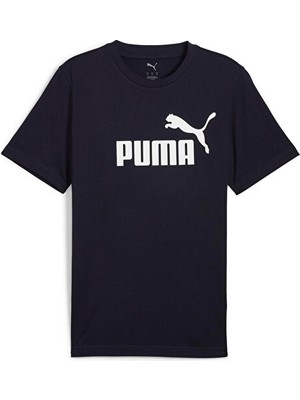 Puma Ess No. 1 Logo Tee Erkek Günlük Tişört 68253216 Lacivert