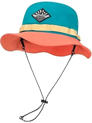 Valkyrie Katlanabilir Bucket Şapka Unisex – Ayarlanabilir Ipli Yazlık Outdoor Şapka Hafif Nefes Alabilir Kamp Balıkçı Şapkası Mavi
