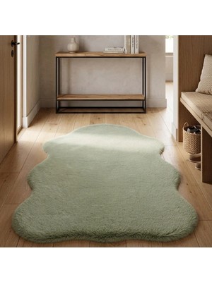 Carpet Dekor Peluş Yumuşak Dekoratif Halı Taş Rengi