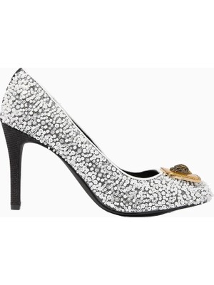 Kurt Geiger Pimlico 90 Court Heels Zarif Klasik Kadın Topuklu Ayakkabı