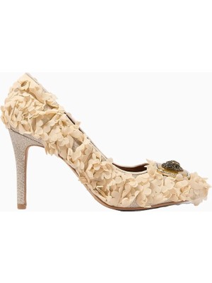 Kurt Geiger Pimlico 90 Court Heels Zarif Klasik Kadın Topuklu Ayakkabı