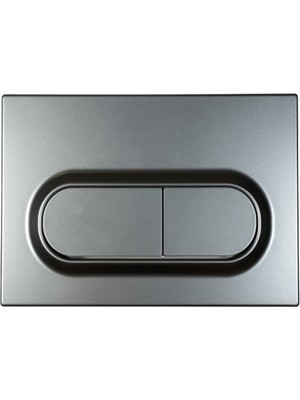 OTB Kale Çift Kademeli Gömme Rez.uyumlu Kumanda Paneli-Mat Krom