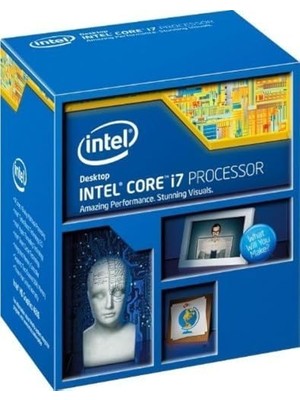 Intel Core 133370 Dört Çekirdekli Masaüstü Işlemci 3,4 Ghz Lga 1150 8 MB Önbellek BX80646I74770 (Yenilenmiş Sertifikalı)