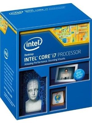 Intel BXF80646I74770K Dört Çekirdekli I7-4770K Işlemci (3,5 Ghz, Soket 1150, 8 MB Önbellek, 84 Watt) (Yenilenmiş)