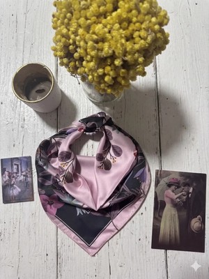 Trend Dokunuş Kadın Mimoza Çiçekli Fular