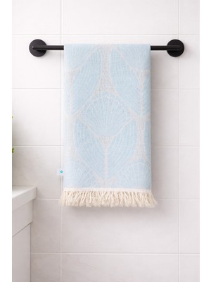 AQUATOLIA Aquatolıa Doris Peştemal - %100 Pamuk- 100X180- Peştemal- Plaj Havlusu- Istiridye Desen