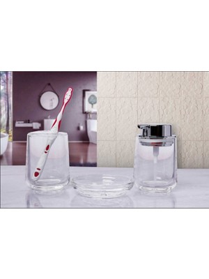 Es Dekor Vetro Banyo Seti