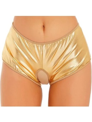 Moddyshop Fantezi Altın Özel Bölgeleri Açık Parlak Külot MODDYSHOP0050