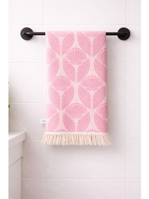 AQUATOLIA Aquatolıa Doris Peştemal - %100 Pamuk- 100X180- Peştemal- Plaj Havlusu- Istiridye Desen