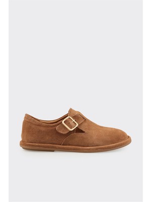 Elle Taba Deri Kadın Günlük Ayakkabı