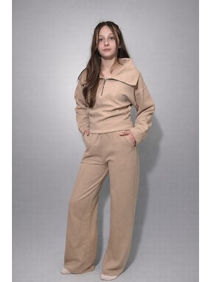 Levine Yarım Fermuarlı Yaka Detaylı Eşofman Takımı