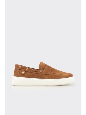 Elle Taba Deri Erkek Günlük Loafer