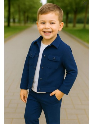 Toryum Tekstil 3lü ÇOCUK TAKIMI 3İPLİK PAMUKLU 1 SINIF KUMAŞTAN ÜRETİLMİŞTİR CEKET TİŞÖR VE PANTOLONDAN OLUŞMAKTADIR