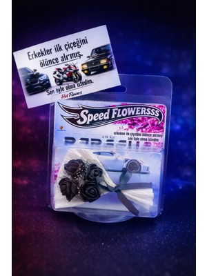 İnci Sepette Erkeklere Özel Yazılı - Kartvizitli Hediye Kutusundan Hot Flowersss