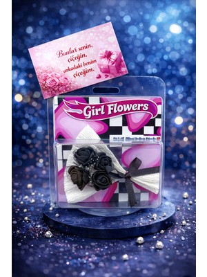 İnci Sepette Kızlar Için Hot Flowerss En Güzel Çiçek Arkada Yazılı Aynalı Çiçek