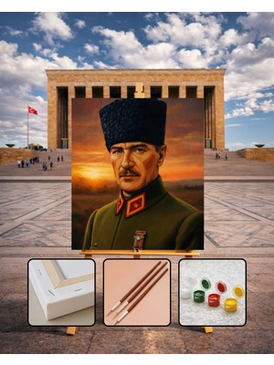 Orenda Hobi Sanat Sayılarla Boyama Atatürk