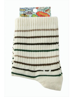 Marsilyan Çizgili Kolej Çorap 8*28