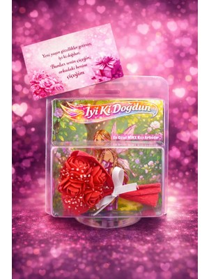 İnci Sepette Winx Kızı Iyi Ki Doğdun Yazılı Hot Flowerss Özel Seri Kişiselleştirilir