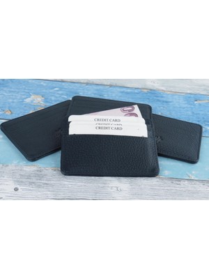 MÇ Deri Hakiki Deri Unisex Kredi Kartlık Cüzdan Para Bölmeli Ince Model