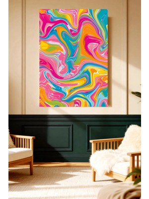 Mushen Studio Renk Akışı Fluid Art Modern Sanat Kanvas Tablo
