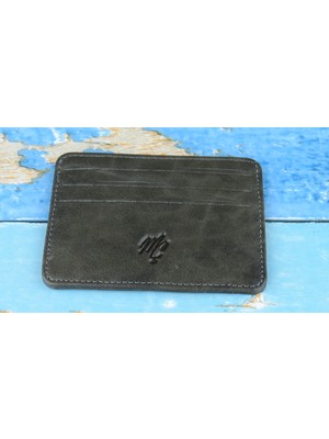 MÇ Deri Hakiki Deri Unisex Kredi Kartlık Cüzdan Para Bölmeli Ince Model