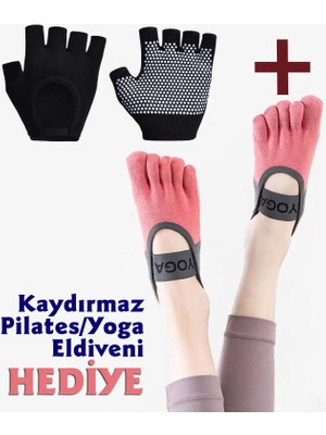 Plankton Tasarım Parmaklı Yoga/Pilates Çorabı (Kaydırmaz)