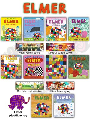 Mundi Elmer Serisi (4-6 Yaş 1. Sınıf) Iş Başında Kar Rüzgar Yarış Wilbur Gün Gül Kelebek Balinalar