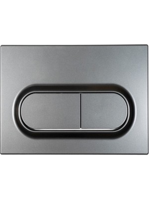 OTB Vitra Çift Kademeli Gömme Rez.uyumlu Kumanda Paneli-Antrasit