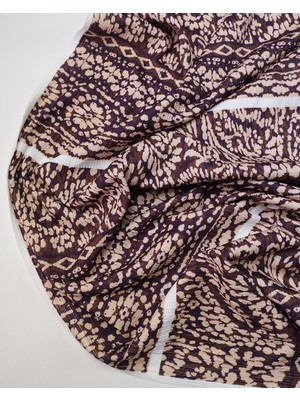 Kumaş Parça Bodro Bej Renklerde Bürümcüklü Jarse Kumaş (En 145 cm x Boy 340 Cm)