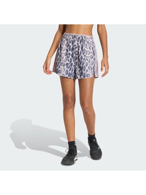 Adidas Performance KB7936 Workout Essentials Leopar Dokuma Şort