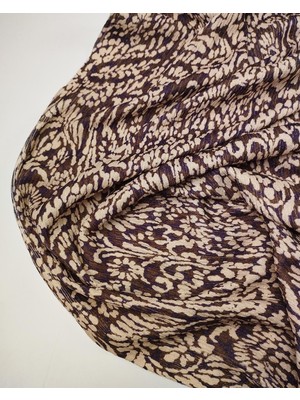 Kumaş Parça Bordo Bej Renklerde Bürümcüklü Jarse Kumaş (En 140 cm x Boy 225 Cm)