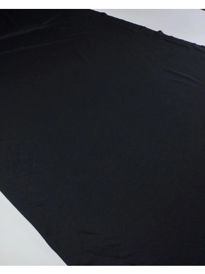 Kumaş Parça Siyah Renkte Jarse Kumaş 160X220CM