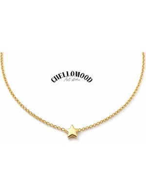 Chellomood Minimal Yıldız Kolye -Günlük Zarif Şık Şans Kolyeleri