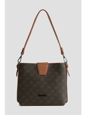 Armine Çanta 348 Kahve Noktalı