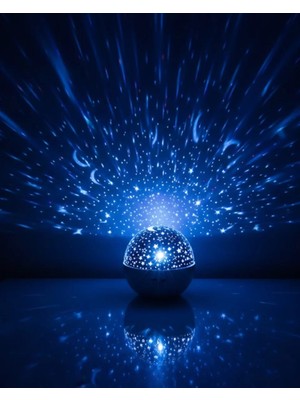 Balcali Müzikli Yıldız Yansıtmalı Dekoratif Gece Lambası - DE0024-5KHQH8