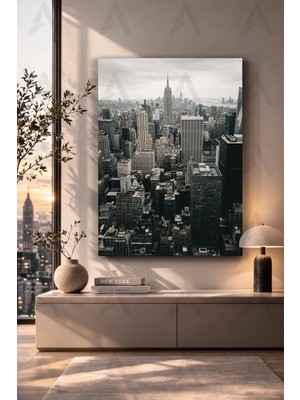 Artease Gökyüzünden Newyork Kanvas Tablo
