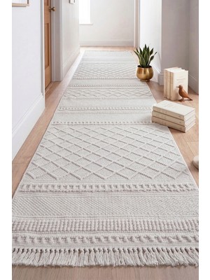 Melaris Halı Iskandinav Bukle Halı Yumuşak Örgü Yolluk Loop Bukleli Dokuma Oturma Odası Halısı Salon Mutfak Halısı