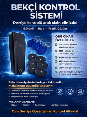 Parite Bekçi Kontrol Sistemi Devriye Tur Seti