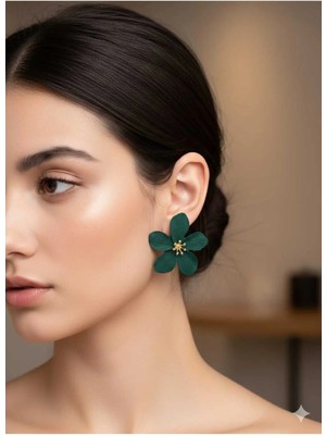 Banum Luxury Bahar Temalı Şık Küpe